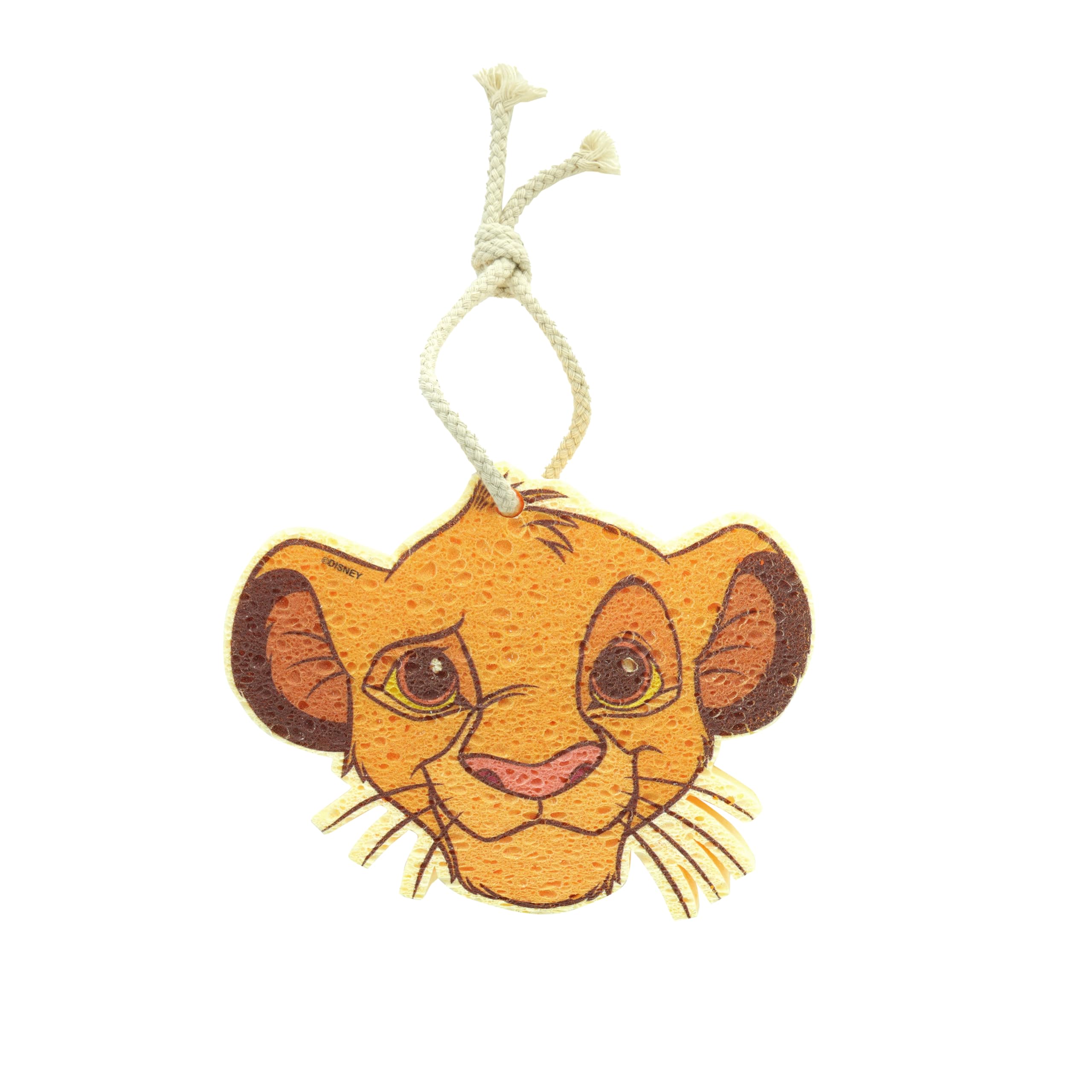 DISNEY – Esponja de baño para bebé – Animales DISNEY – Forma aleatoria – Simba & Marie – El Rey León – Los aristogatos – Producto oficial Disney