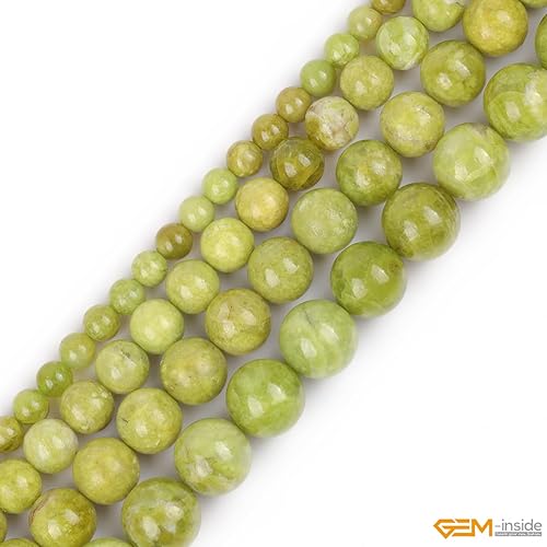 Miniatura 353 de GEM-Inside - Cuentas sueltas de piedra de lava negra natural de 0.315 in para hacer joyas, 15 pulgadas Cordierita de grado A