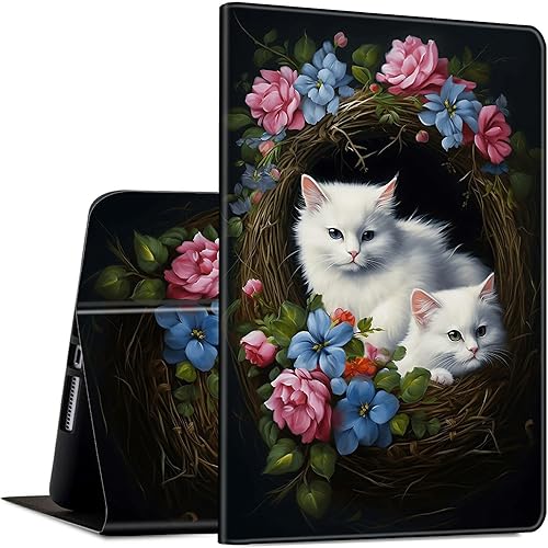 Vista 364 de Funda para Kindle de 6 pulgadas (11.ª generación, versión 2024/2022) delgada de piel sintética, ajustable, multiángulo, Smart Shell con función