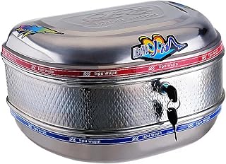 Motorcycle Top Case Stainless Steels Motorcycle Trunk Motorcycle Tail Box Bag with Anti-Theft Lock System, Waterproof, Rustproof and Dustproof Easy Installation Storage Carrier Case(Large)