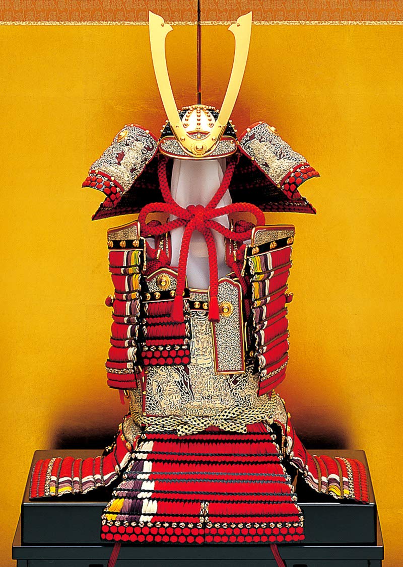 【高級品】名匠加藤一胄作 五月人形 鎧飾りセット 高級品】名匠加藤一胄作 五月人形 鎧飾りセット