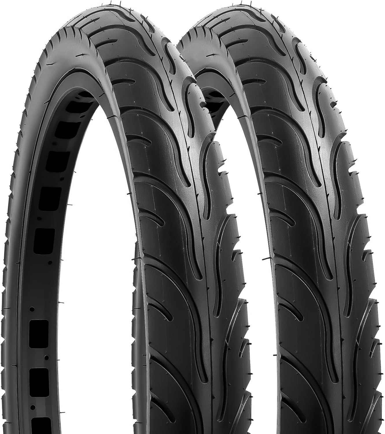 YUNSCM 2-PCS 20x2.50/64-406 Bike Tires Compatible with Road Bike 20 X 2.5 Bicycle Tires