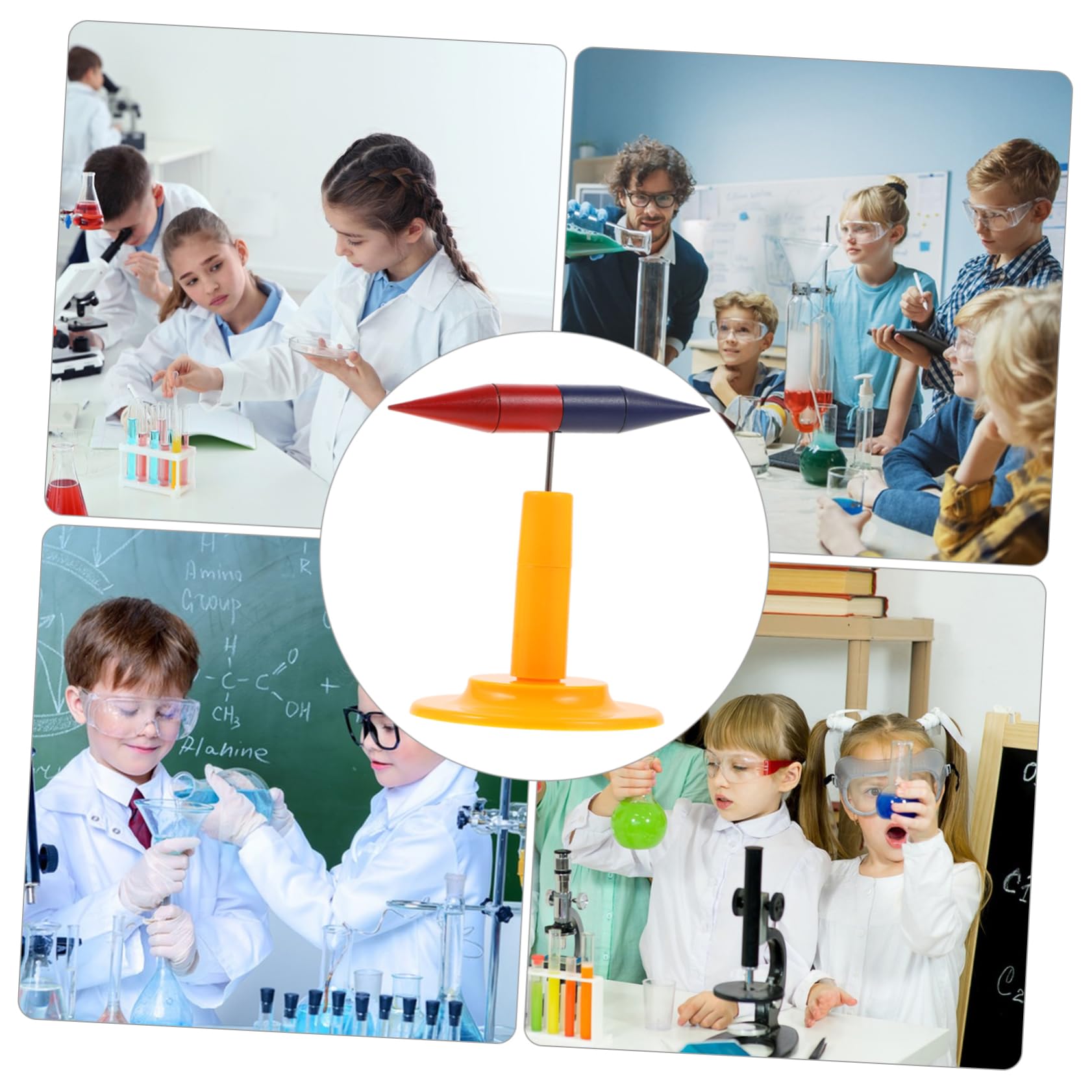 iplusmile 5pièces Magnétique De Démonstration Pour Enseignement Instrument Scientifique De Mesure Précise Pour Expérimentations Et Recherche Éducative