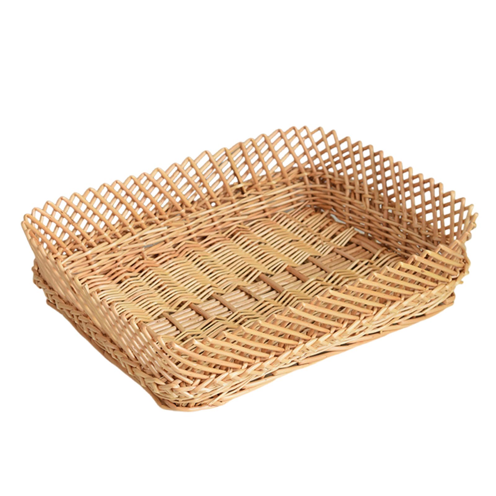 Panier en osier de rangement fait main pour espace restreint et décoration maison bohème