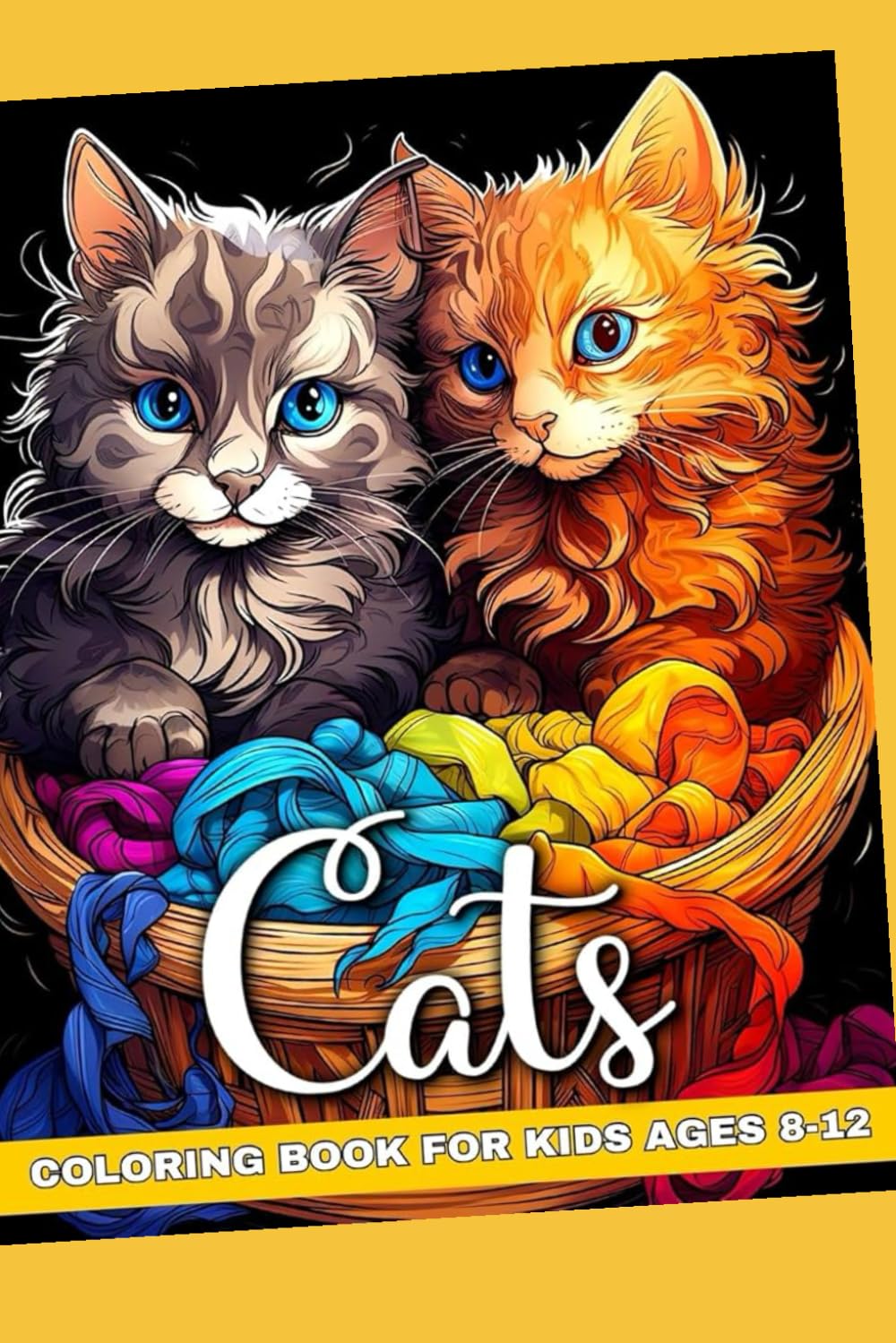 Cute Cats Coloring Book for Kids: Fun and Adorable Kitties to Color
