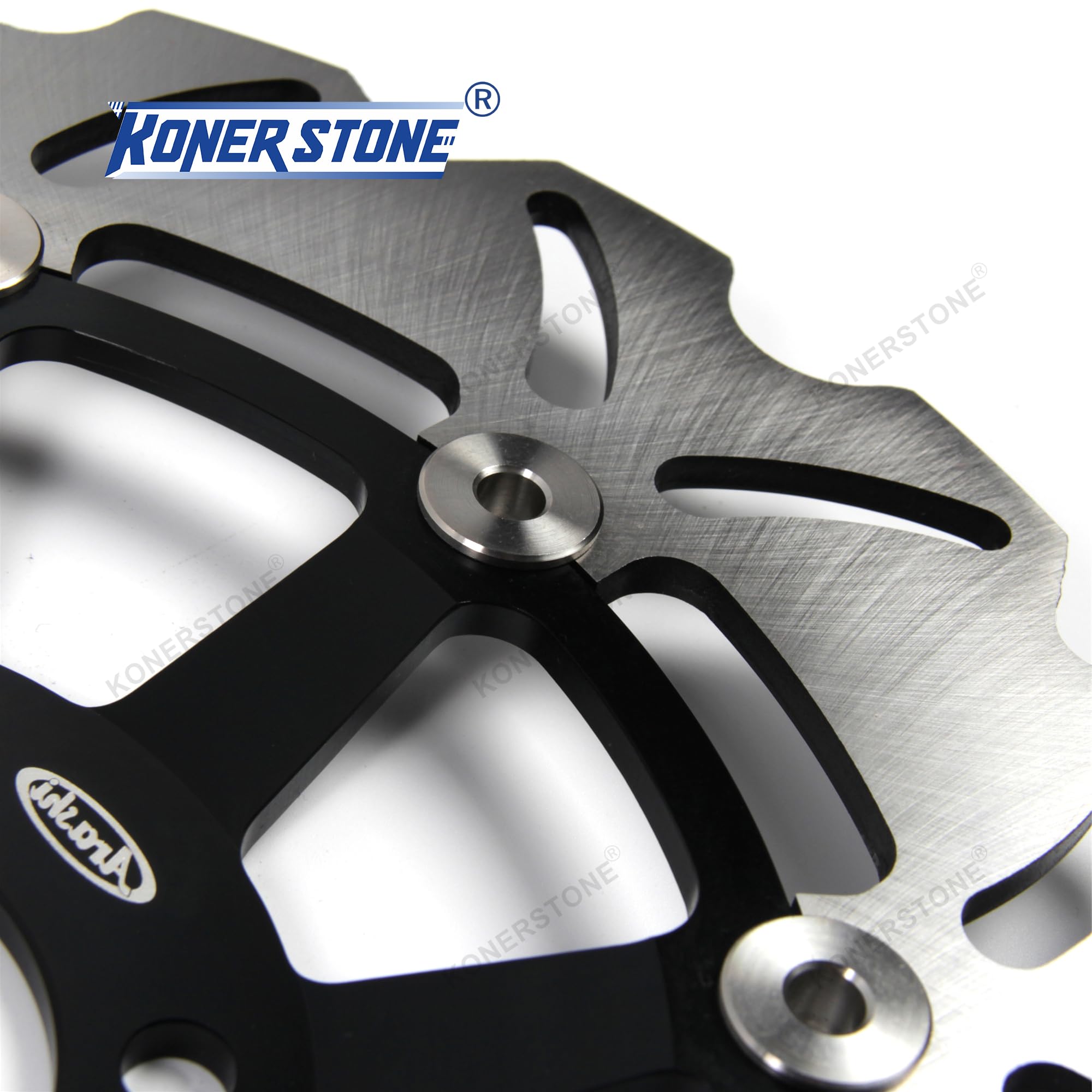 Bremsscheibenrotoren vorne für Suzuki GS 500E 1989-2003/GS 500F 2004-2007 GS 500 Bremsscheibenzubehör GS 500 GS500 E F Schwarz 1990 1991 1992 1993 1994 1995 1996 1996 1996 997