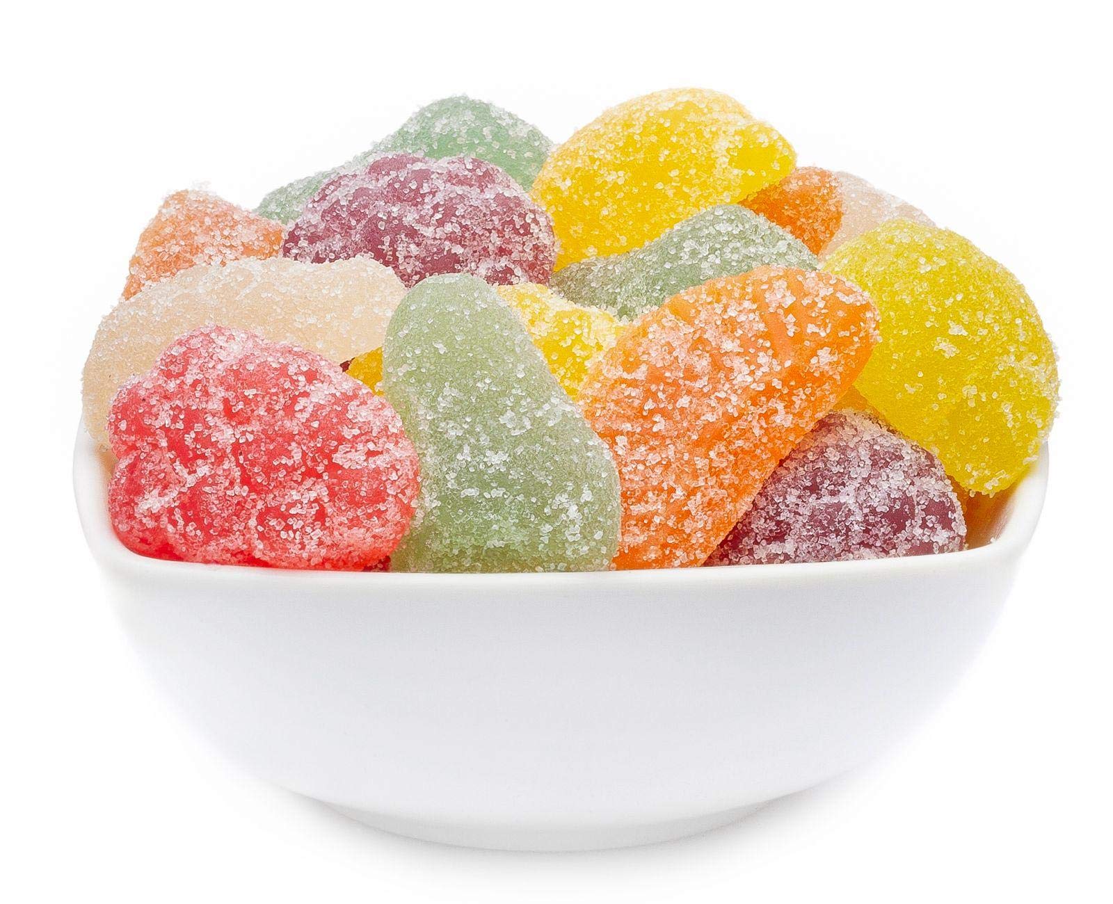 1 x 3kg Fruchtsaft Gelee Früchte bunt gemischt- Fruchtsaft Geleefrüchte Fruit Juice Jelly vegetarisch vegan laktosefrei