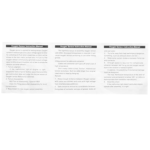 Miniatura 6 de X AUTOHAUX Air Fuel Ratio O2 Sensor de oxígeno aguas abajo para Mazda Miata 2001-2005 BP6G18861 ES10903
