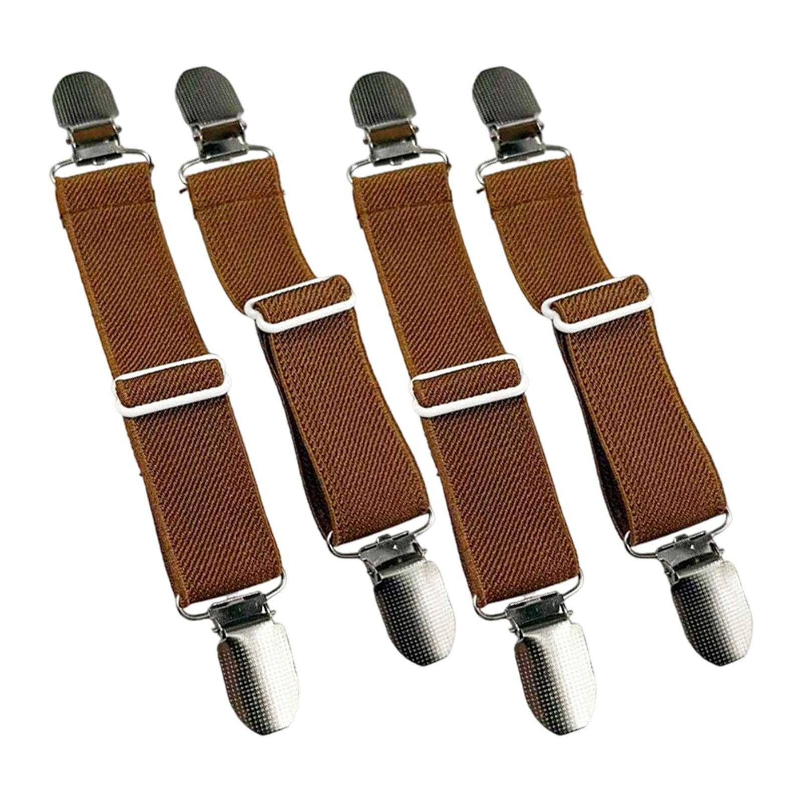 HGENAHGTF Sandal Adjuster Strap AntiSlip Back Closures Durability Polyester Elastic Shoe Strap Band for Footwear Customs Fit 4pcs Detachable Shoe Stability Band
