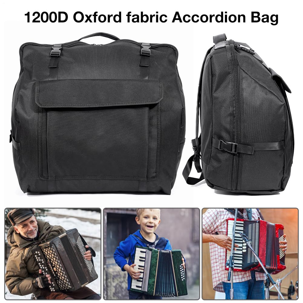 Sac Accordéon De Piano - Sac À Dos De Sac D'accordéon Universel | Étui Souple Réglable Pour Stockage D'accordéon | Supplies D'instruments Musical Pour Sacs De Musique Rembourrés Portables