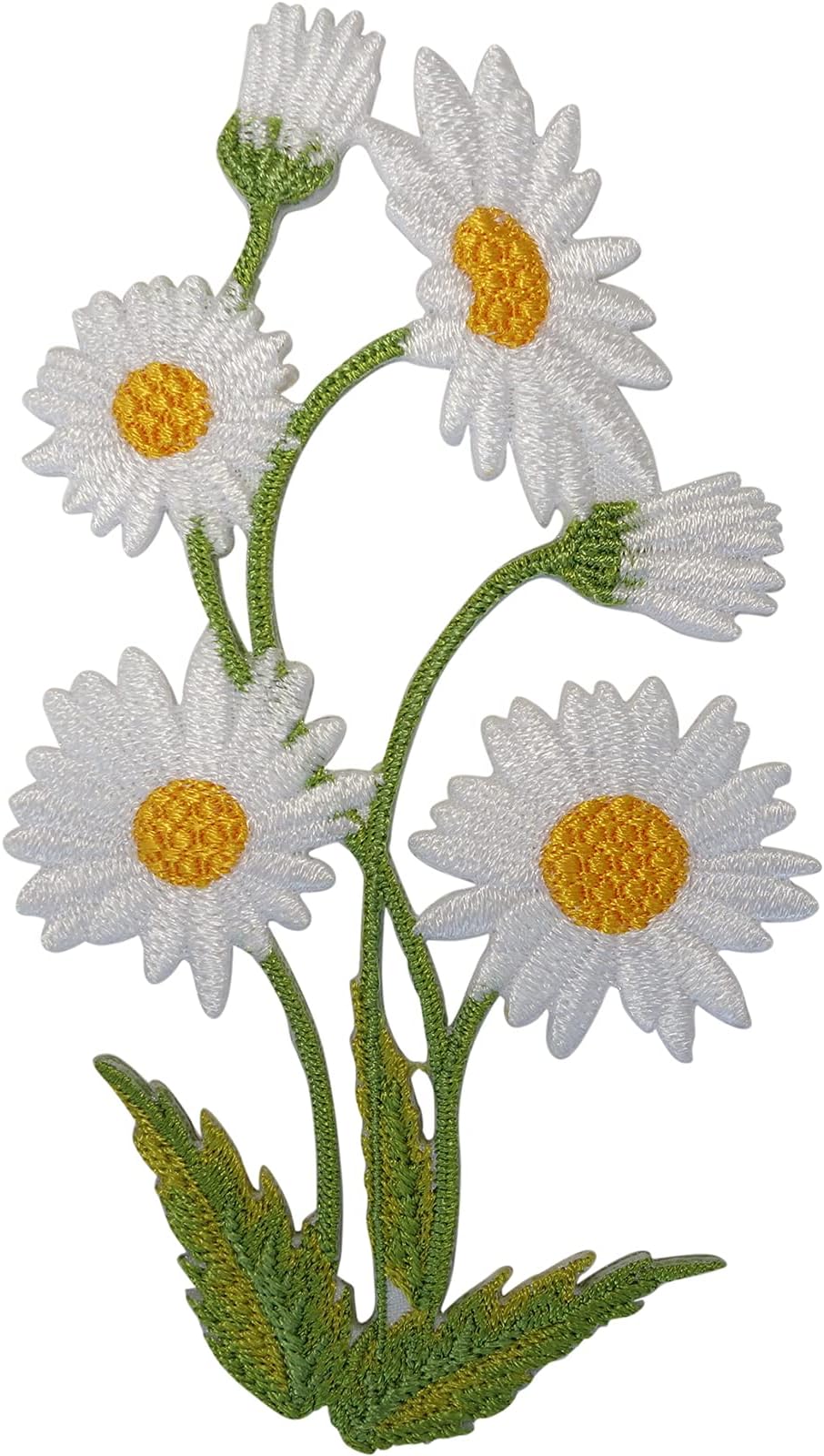 Daisy Flower Patch Iron Sew On Clothes Jeans T Shirt Dress Bag Embroidered Badge