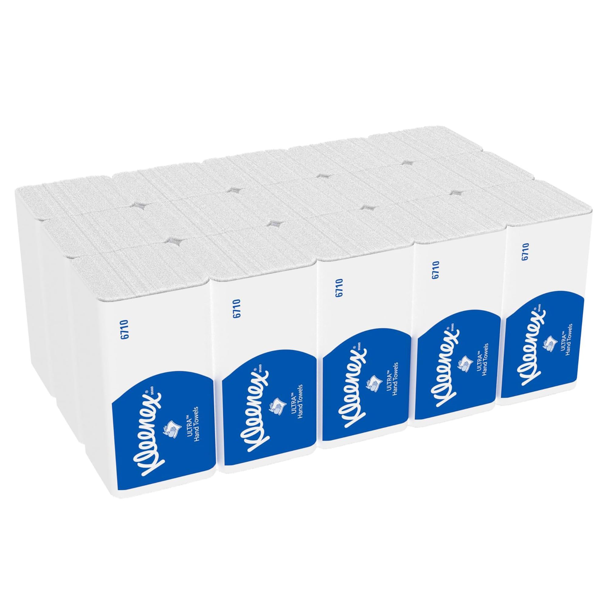 Kleenex Ultra Asciugamani intercalatti 6710, 3 veli, piegati a Z - 15 confezioni x 96 asciugamani di carta (totale 1440)