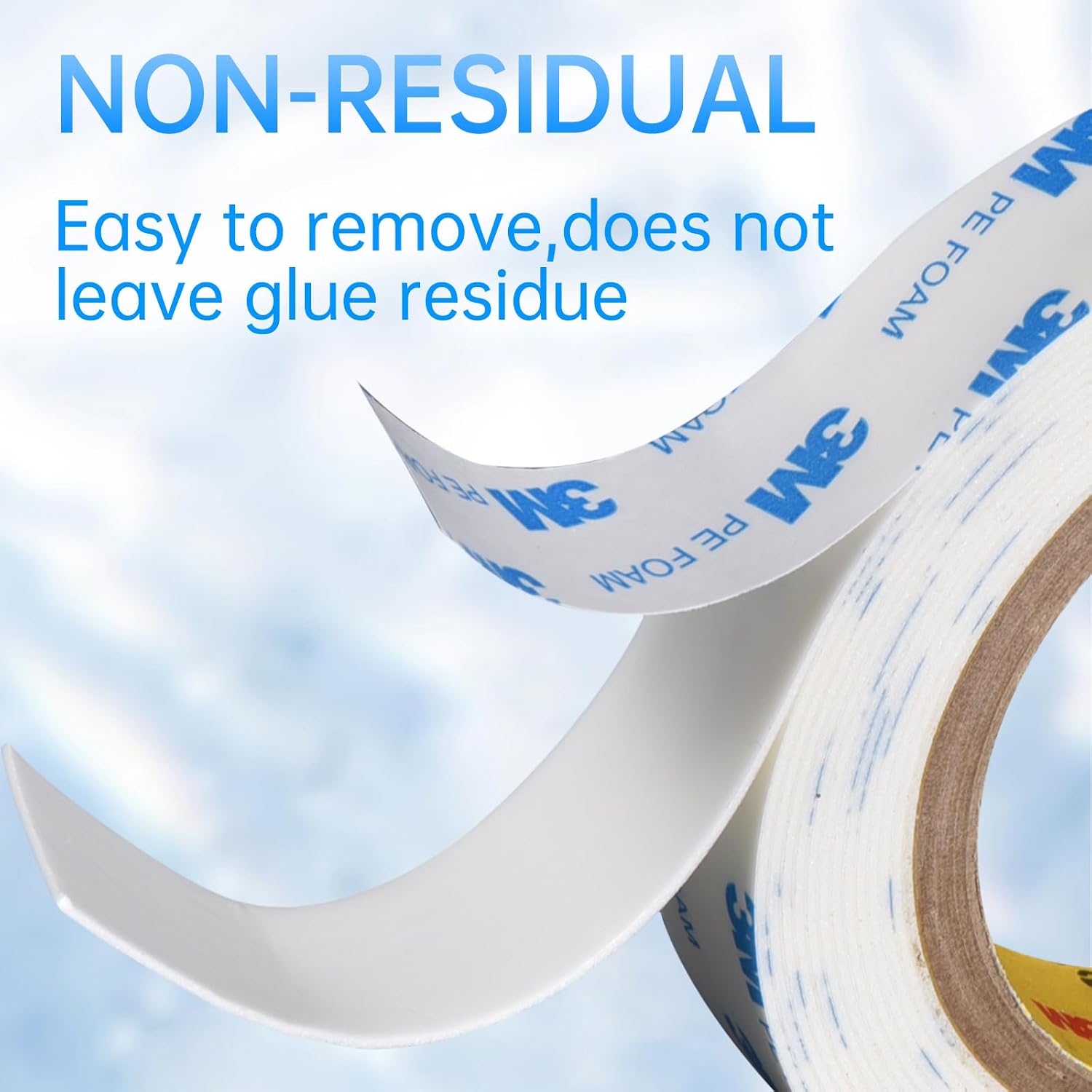 Double Sided Tape Heavy Duty,1in x 16.5Ft Wall Picture Hanging Tape