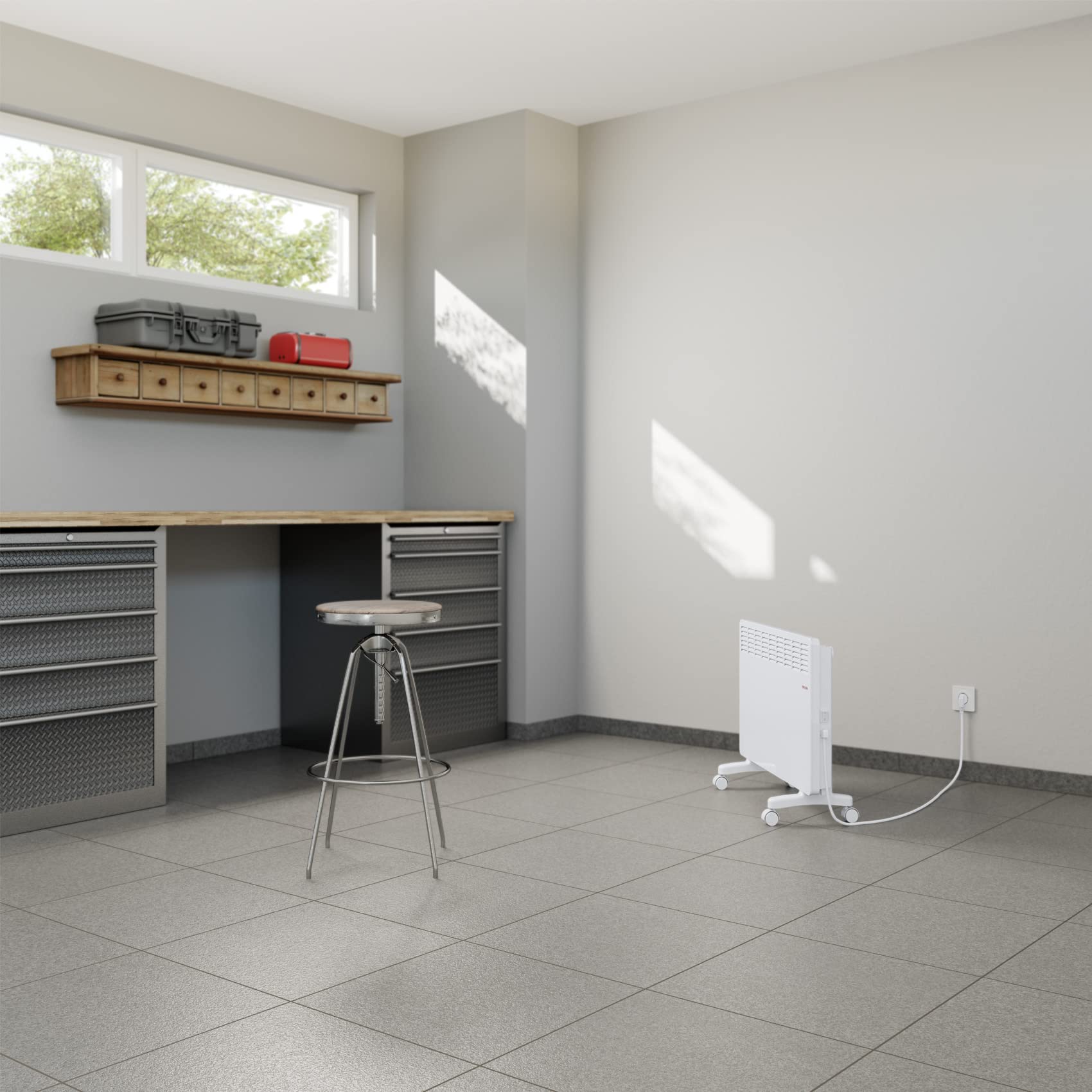 STIEBEL ELTRON Elektroheizung Standgerät 2 kW Konvektor-Heizung TÜV geprüft 25 m²