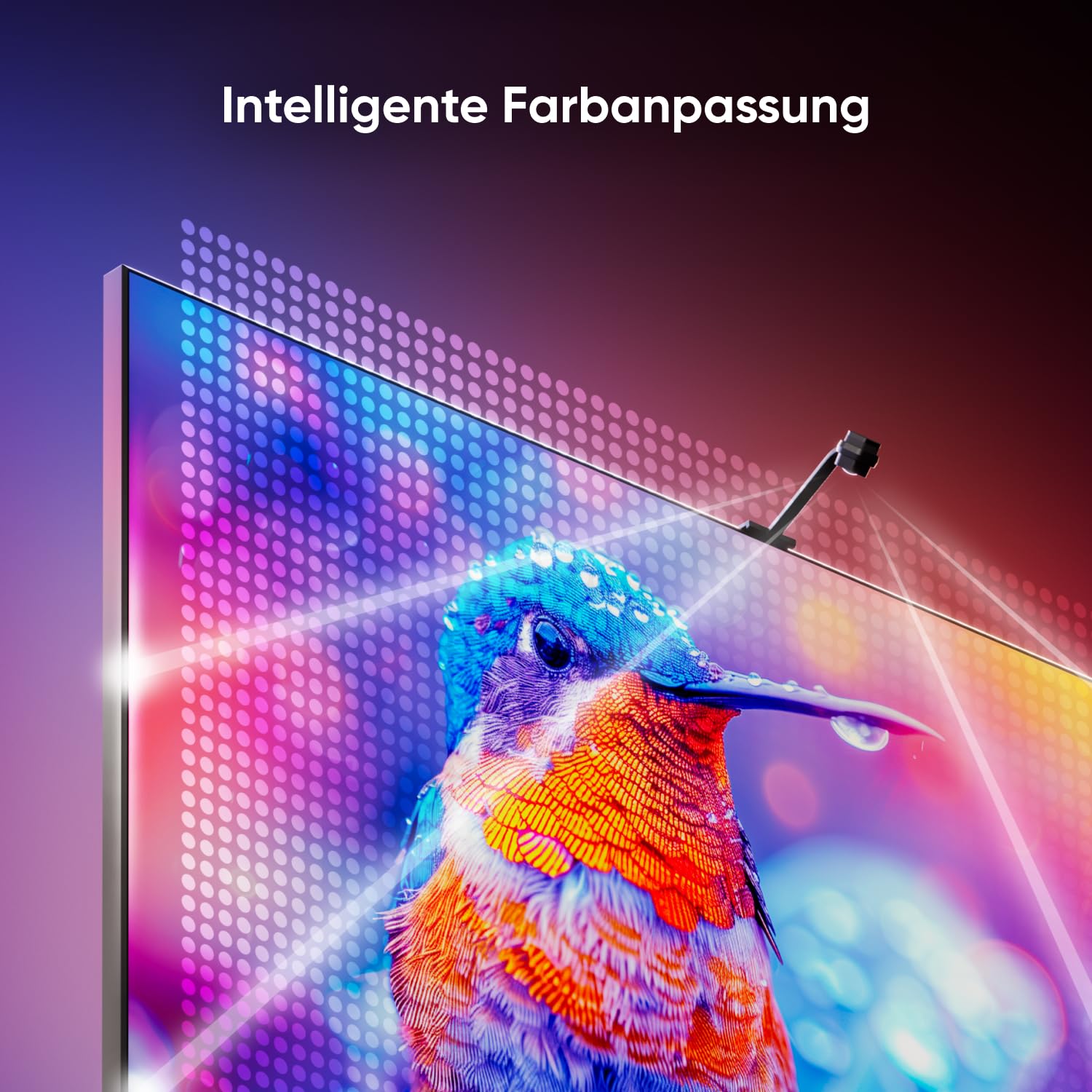 Nanoleaf 4D V2 Screen Mirror Zickzack Lightstrip Kit für TV/Fernseher bis zu 65 Zoll (165 cm) - Smart RGBW LED Streifen Hintergrundbeleuchtung + Kamera, Funktioniert mit Alexa Apple
