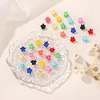 Vista 5 de 128 PCS Pinzas Mini para Cabello de Niñas Bebés Clips Tipo Garra Accesorios para Cabello con Flores Barrettes para Niñas de Escuela Niños