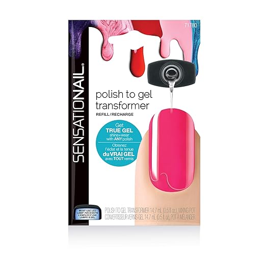 SensatioNail Polish to Gel Transformer Refill, Clear Base