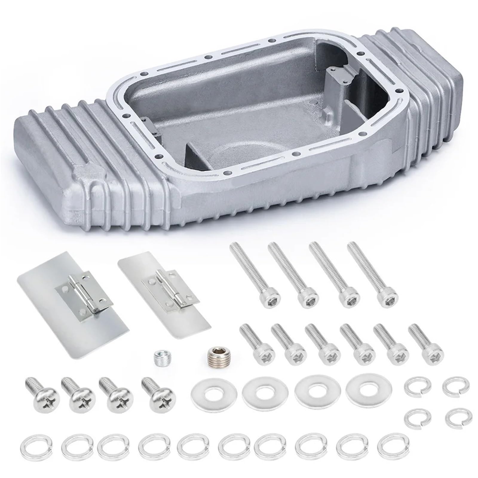 Miski olejowe‌ Aluminiowa miska olejowa z przegrodami do modeli 89-02, pasująca do Nissana SR20, SR20DET, S13, S14, S15, Silvii 240SX, 180SX JR-OP49 ‌Miska olejowa silnika‌