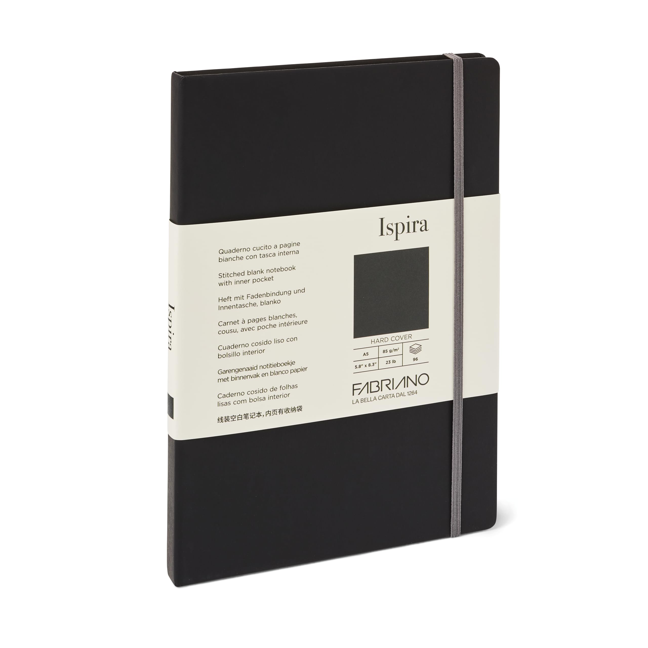 Cuaderno en blanco Fabriano Ispira de 14.7 x 21.1 cm con tapa dura