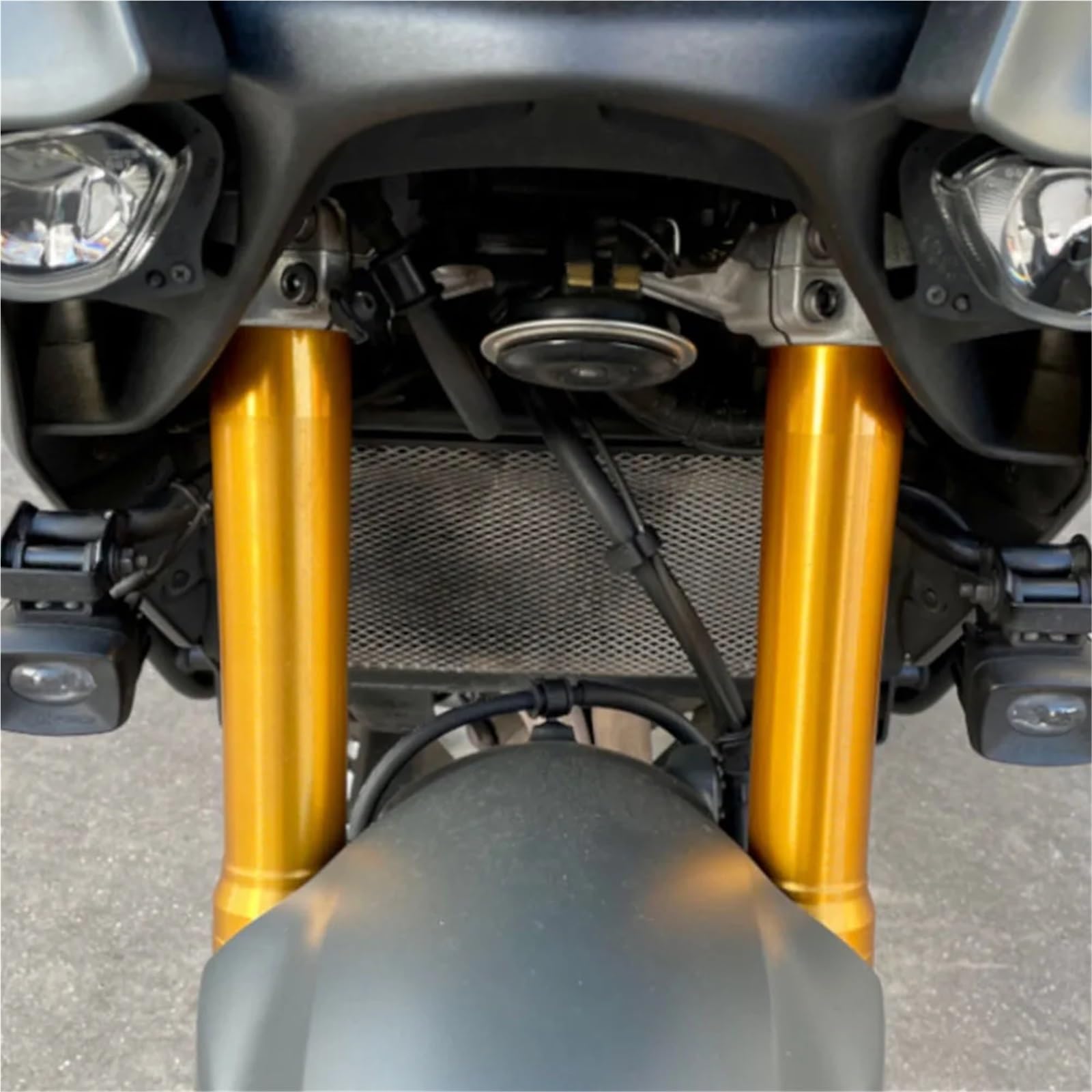 Pasuje do YAMAHA Tracer 9 GT Tracer 9 GT 2021-2024 Akcesoria motocyklowe Aluminiowa lampa przeciwmgielna Rozszerzenie reflektora uchwyt do reflektorów motocyklowych uchwyt montażu