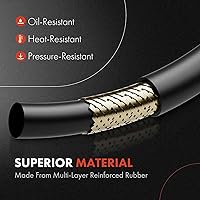 Vista 5 de A-Premium Conjunto de manguera de reservorio/línea de succión de dirección asistida compatible con Nissan Frontier 1998-2004 2006-2008 2011-2013