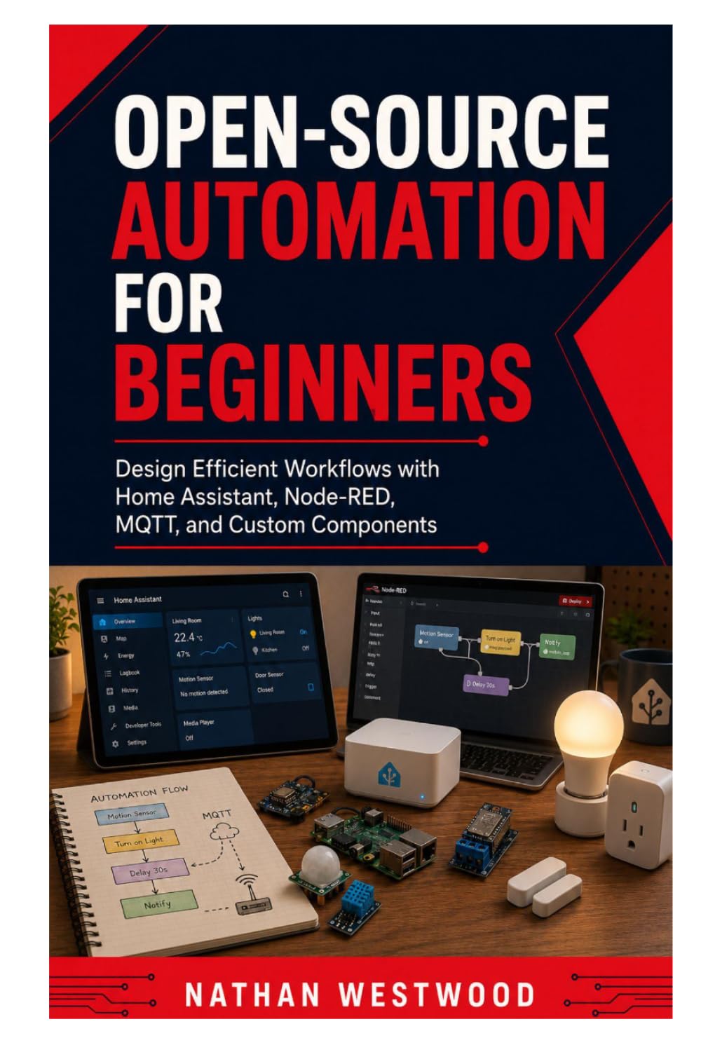 Open-Source Automation for Beginners: Design Efficient Workflows with Home Assistant, Node-RED, MQTT, and Custom Components