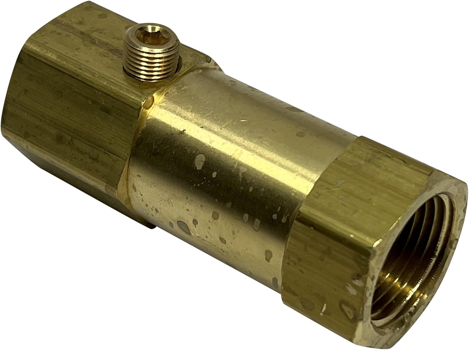 Conrader Vertical In Line Check Valve for Air Compressors, Compressed Air Systems, USA Made All Brass Construction, 3/4" Female NPT Thread