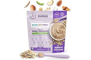 Ready Set Food Organic Baby Oatmeal Cereal: Introduce Top Allergens Safely for...