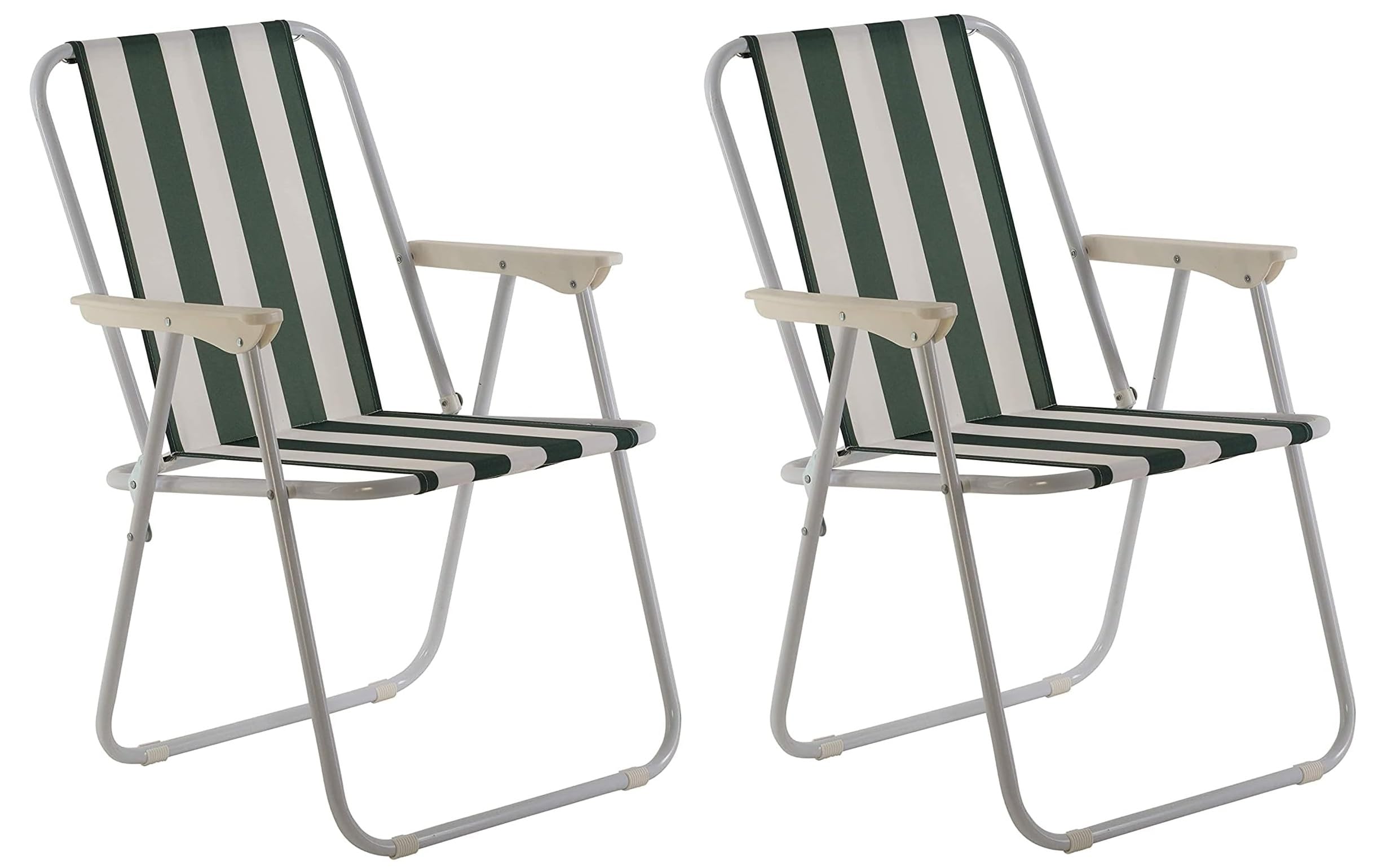 Unibos | Outdoor Deck Chair Garden Patio Folding Camping Picnic Beach BBQ Party Outdoor Black Chair (1 Black Chair) — view 8