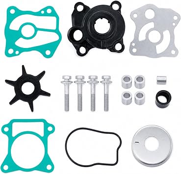 06193ZV5020 Outboard Impeller Repair Kit for Honda 35-50 HP Motor | Compatible with Honda Marine BF 35 40 45 50 HP 4 Stroke Boat Motor Water Pump Engine, Replaces 06193-ZV5-010, 06193-ZV5-000
