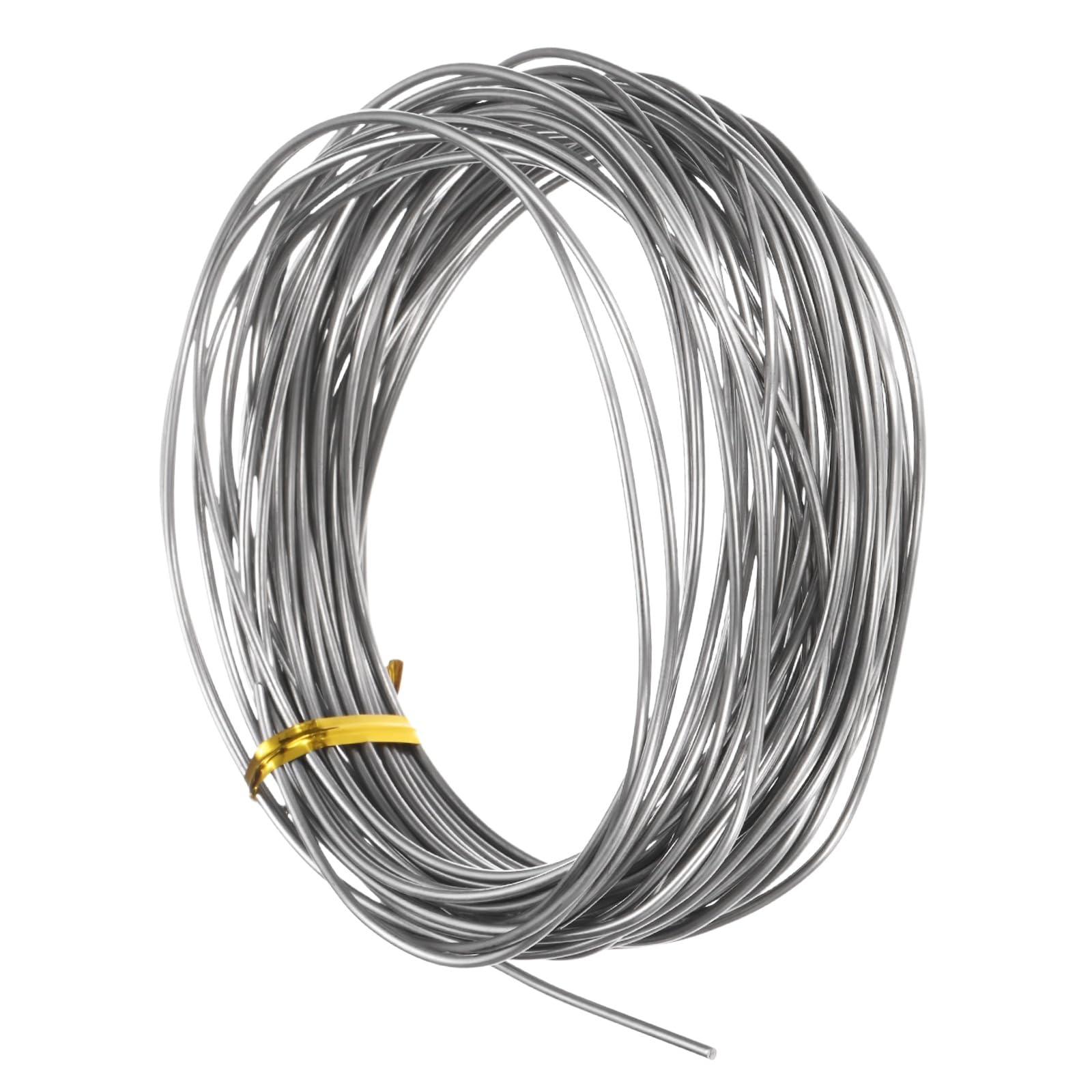 M METERXITY 15 Gauge Stainless Steel Craft Wire, 1.5mm 10m Bendable Floral Snare Wire for Jewelry Making/Sculpting/Armature Crafting/Floral Bonsai/DIY Crafts