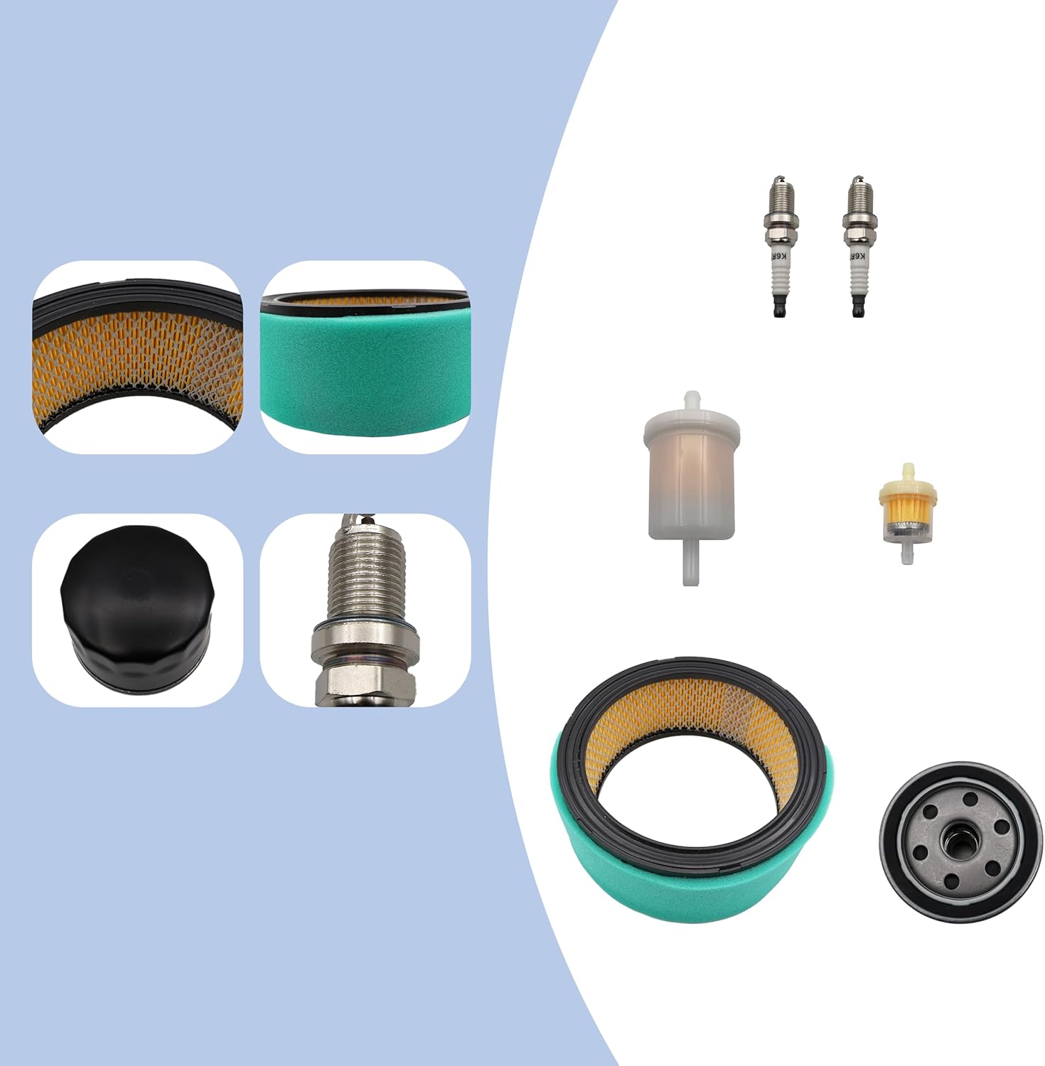 230015 Tune-Up Filter Kit Compatible with Miller Bobcat 225 260 for Trailblazer 325 Engine Driven Welder, Replace 066698 230016 215984 067007 230017