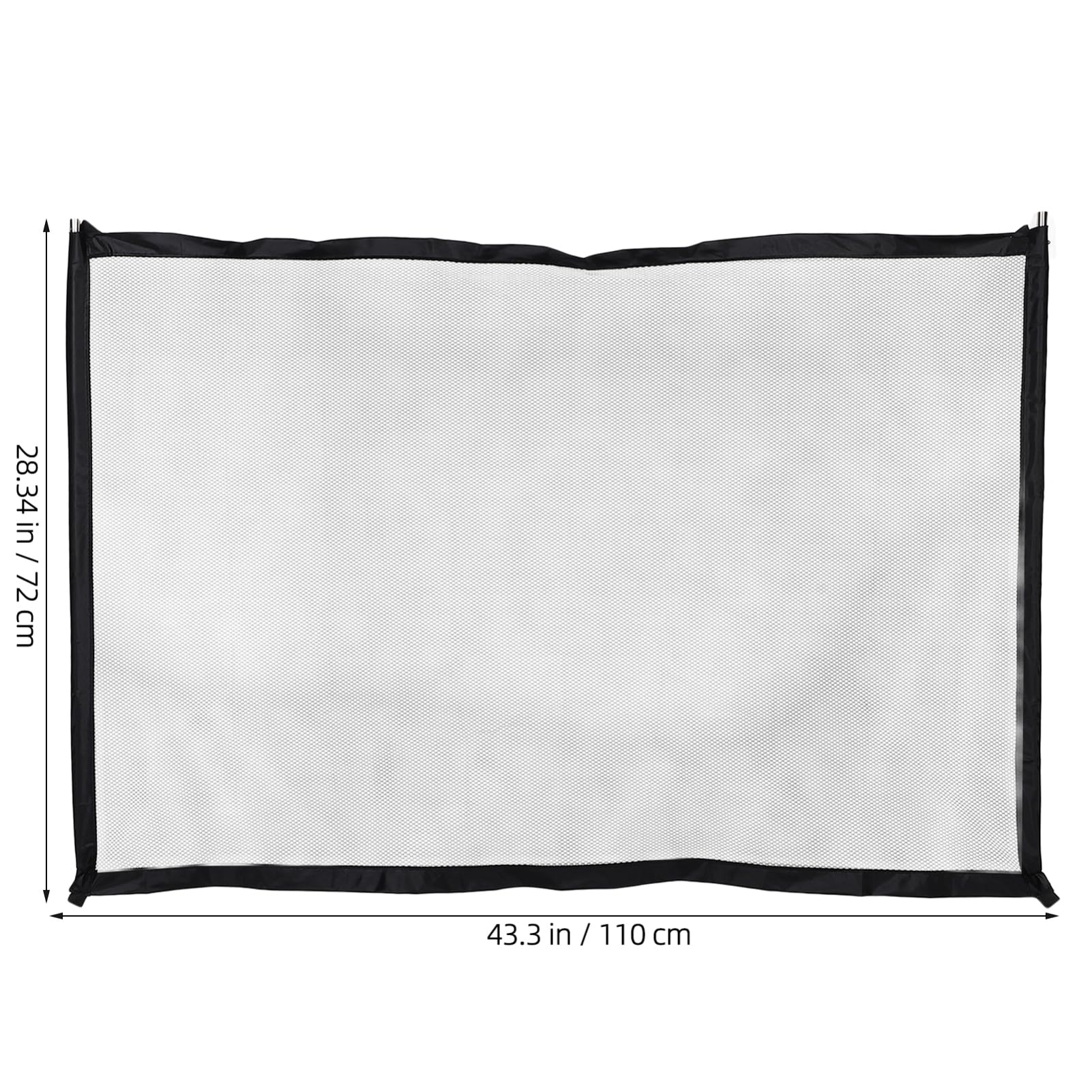 HANABASS Detachable Pet Gate Dog Fence Pet Isolation Net No Dig Barrier Easy Install