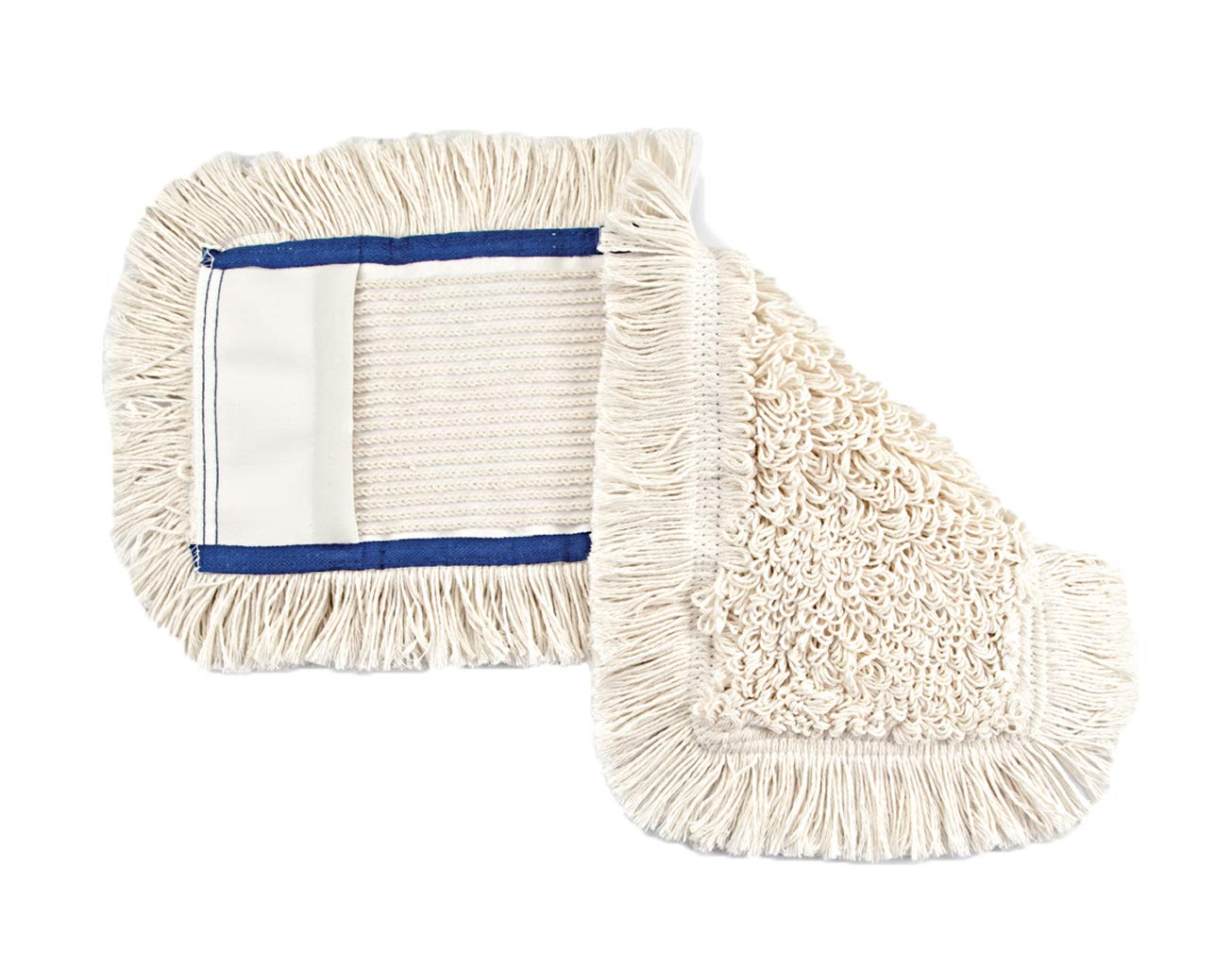 Bellanet Lot de 3 serpillères en coton pour sols délicats Blanc 40 cm