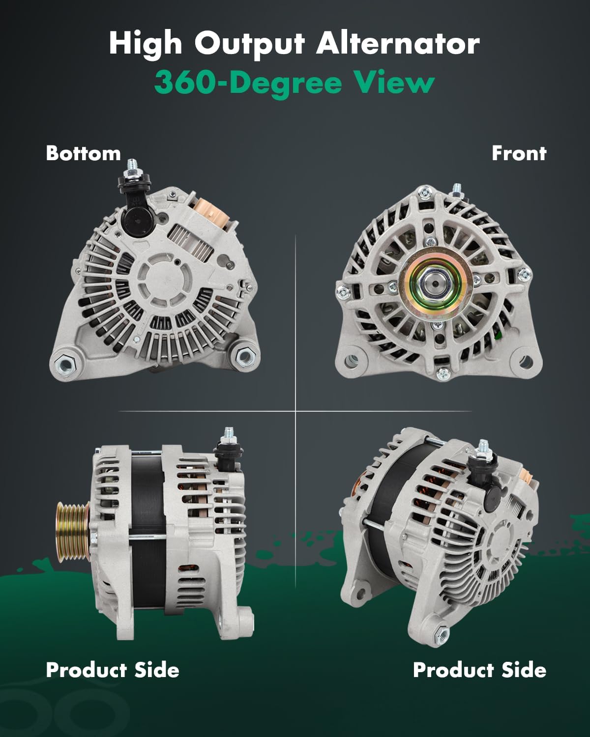 SCITOO Alternator Fits for Mazda 3 2014-2018,for Mazda 6 2014-2021,for Mazda for CX-3 2016-2021,for Mazda for CX-5 2013-2019 2022,for Toyota for Yaris iA 2017-2018 20288