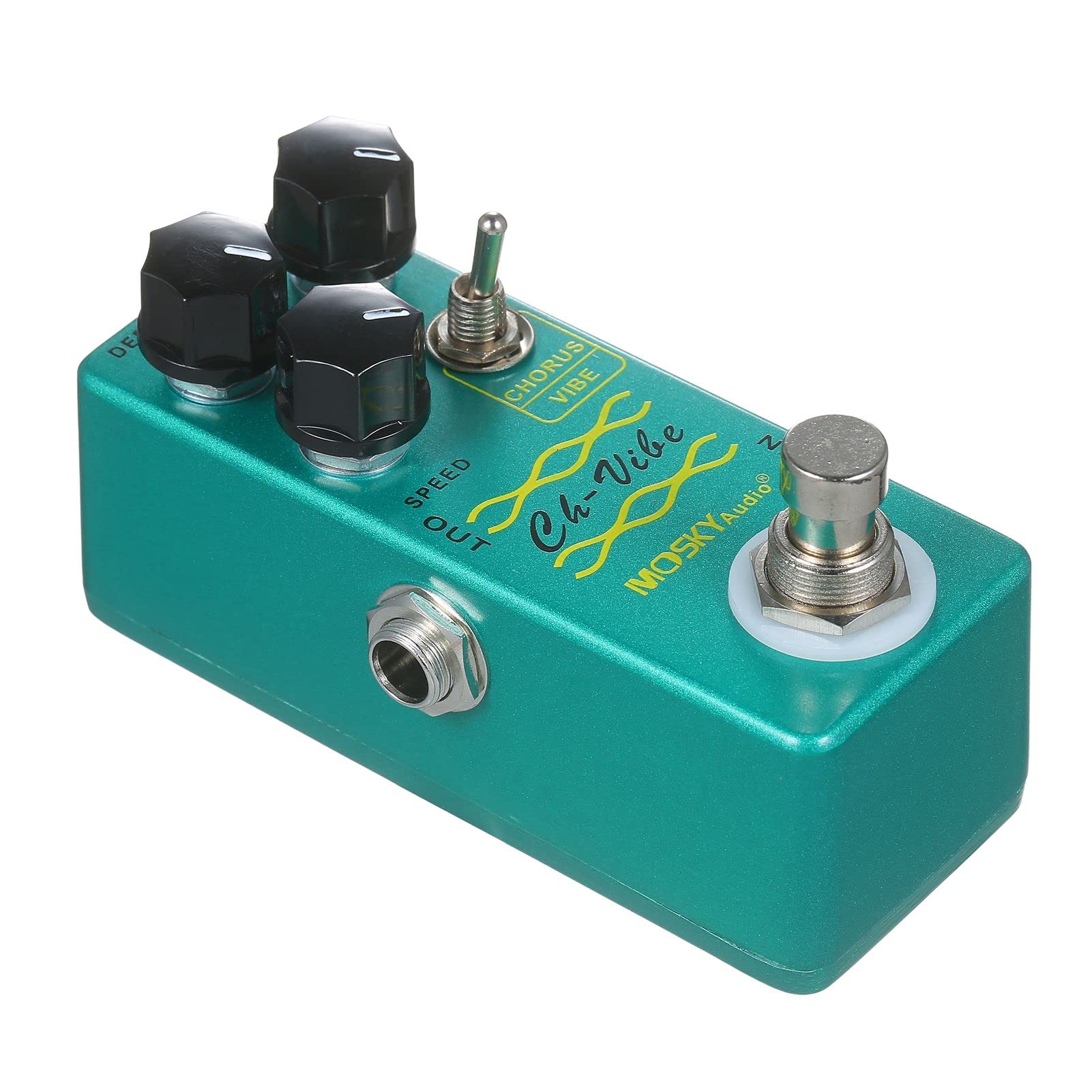 Lechnical Pedale Effetto Chorus/Vibe Pedale Effetti per Chitarra Pedale Singolo Effetto Mini