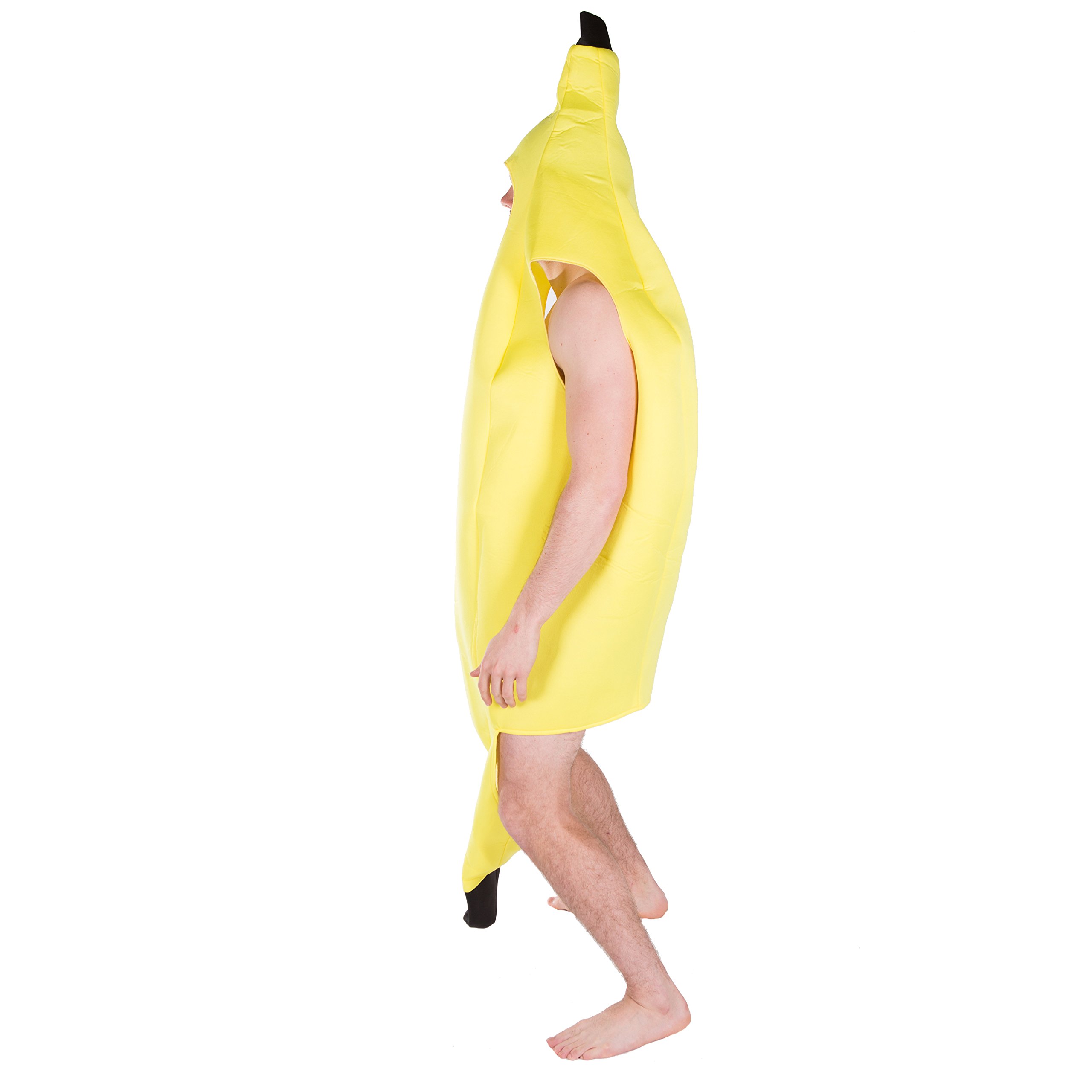 Spooktacular Creations Aantrekkelijk bananenkostuum voor volwassenen Deluxe set voor Halloween, verkleedfeest en rollenspel, cosplay (S Spooktacular Creations Aantrekkelijk bananenkostuum voor volwassenen Deluxe set voor Halloween, verkleedfeest en rollenspel, cosplay (S