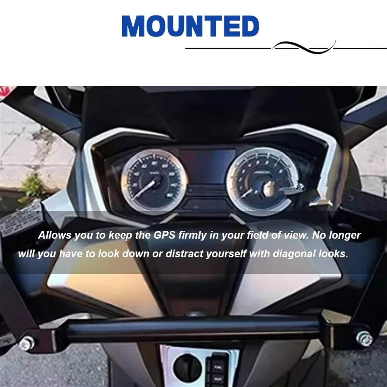 Soporte para teléfono de Motocicleta Soporte para Motocicleta Forza 125 250 300 para Placa Navegación GPS Y Teléfono para Forza350 para NSS350 (2020-2024) Motocicleta Soporte Movil