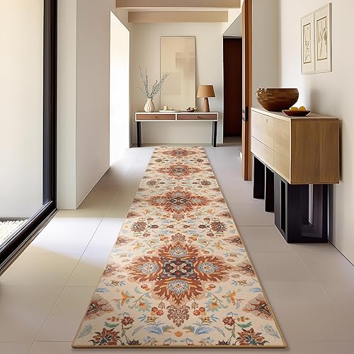 Miniatura 512 de Phantoscope Vintage Collection - Alfombra de área de 8 x 10 pies, alfombra grande para sala de estar, lavable, bohemio, antideslizante