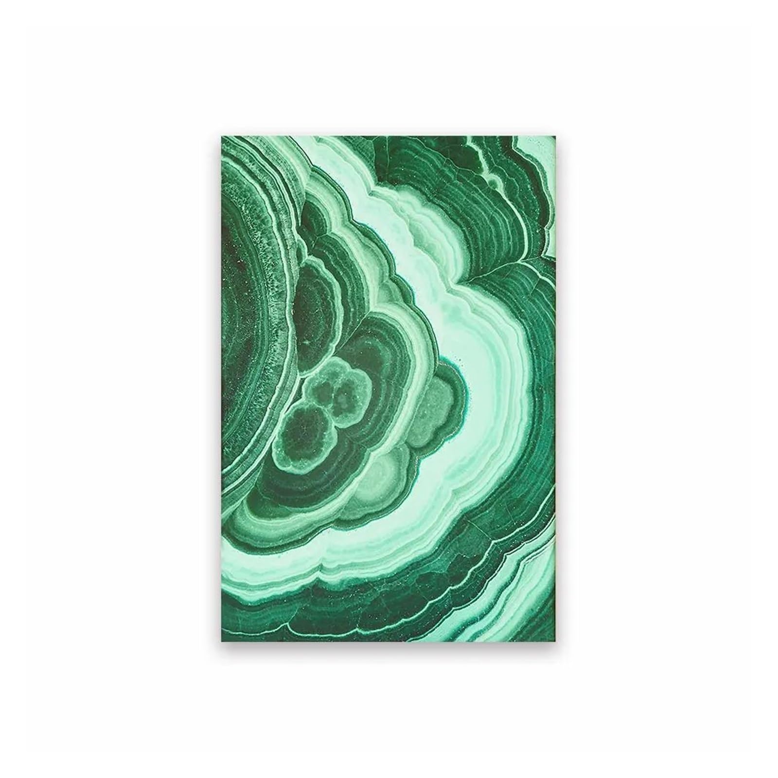 Impression sur toile agate émeraude de style de niche moderne et raffiné