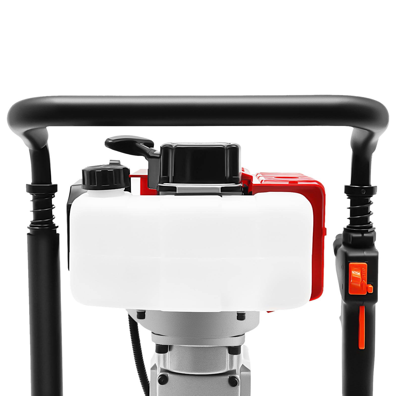 52CC - Caja de 2 tiempos con 3 accesorios (55/70/100 mm) para construcción de vallas, agricultura, potente drammer con amortiguación de vibraciones de acero/ABS