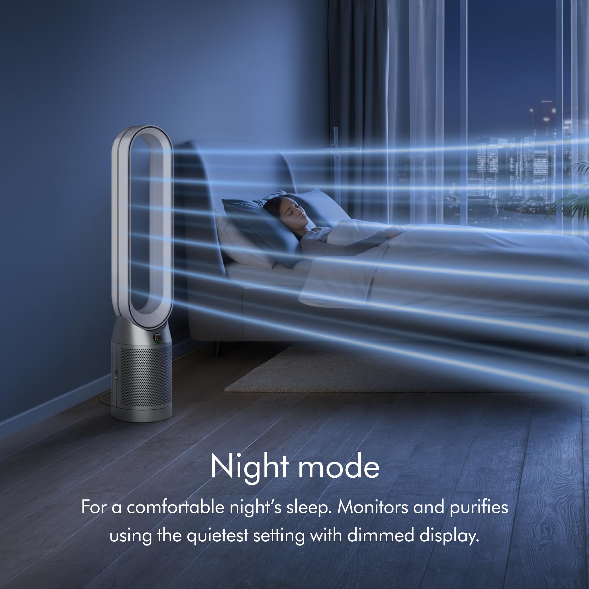 Dyson Purifier Cool™ TP07 Smart Air Purifier and Fan - White/Silver