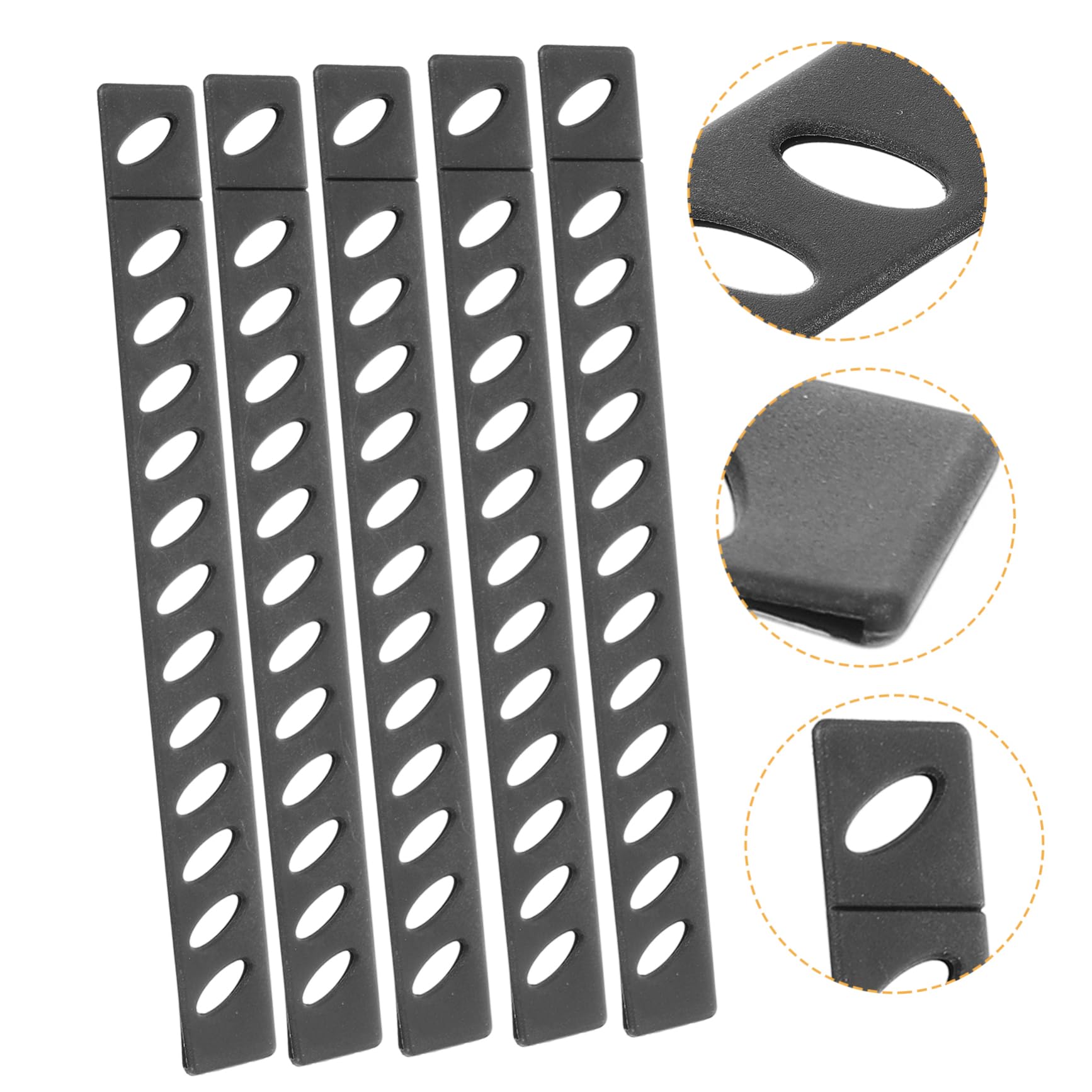 VILLCASE Guards 5PCS Universal Blade Covers Sleeves Protector Plastic Knife Sheath Professional Chef Knife Case