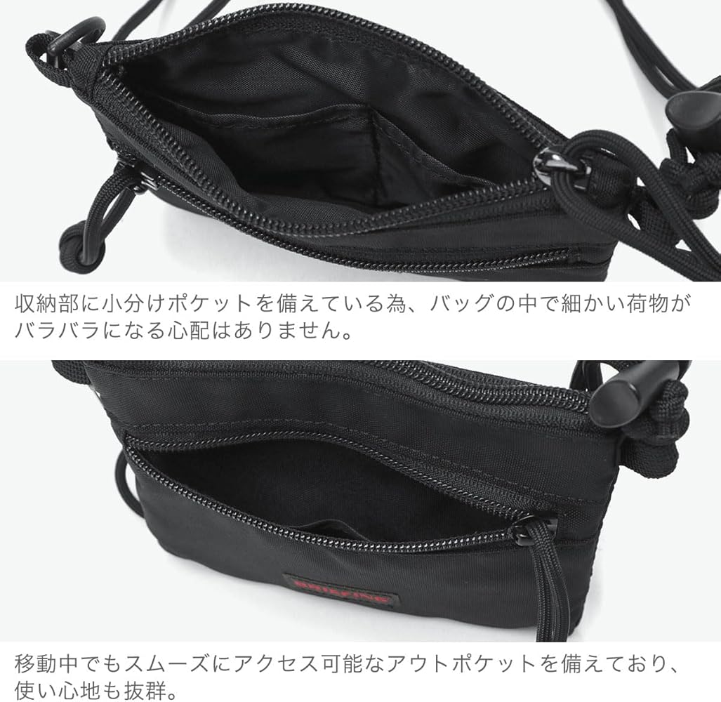 Amazon | [ブリーフィング] JUMP COLLECTION W ZIP PURSE ショルダー