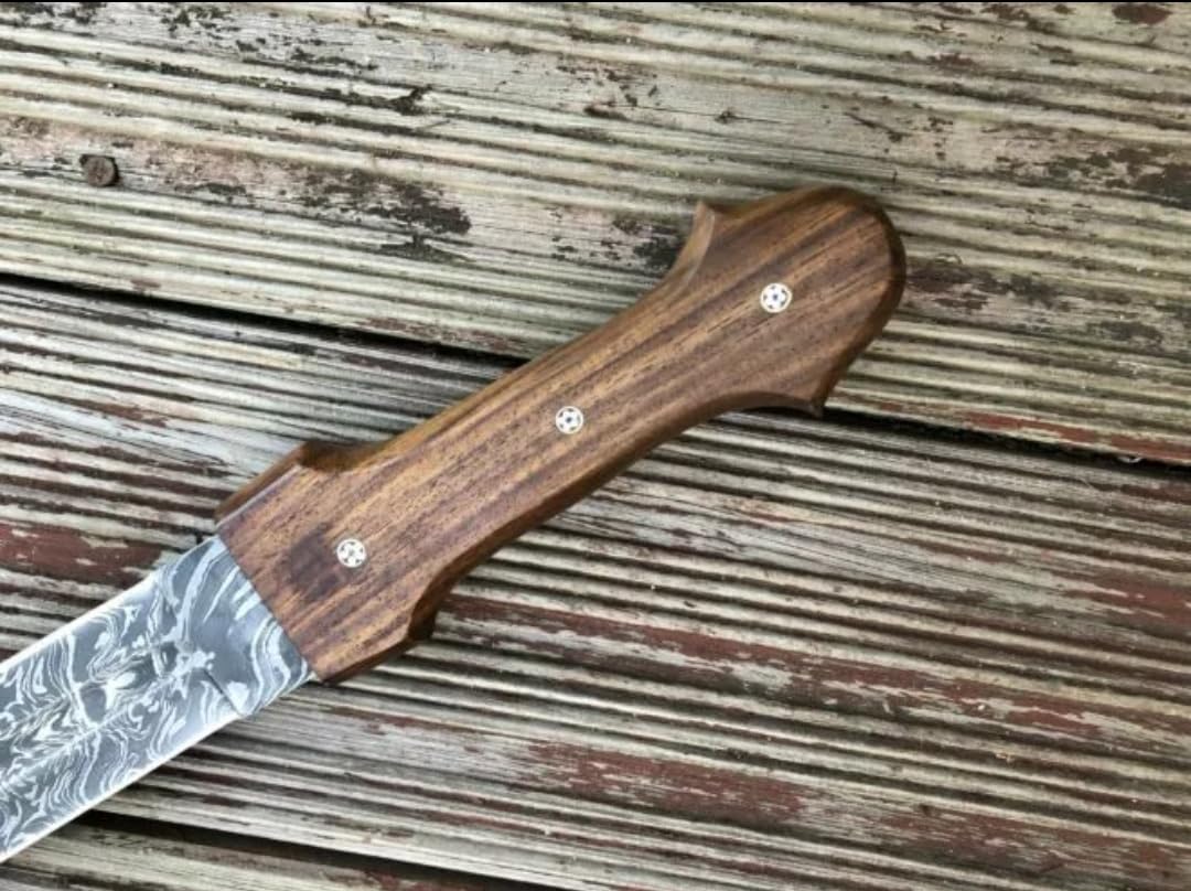 Empire - 24 Inch Long - Sharpe Edges - Full Tang Sword - Handmade Damascus Steel Combat Sword with Sheath - Rose Wood Grip - Hand Forged Medieval Sword - Best Gift for Him