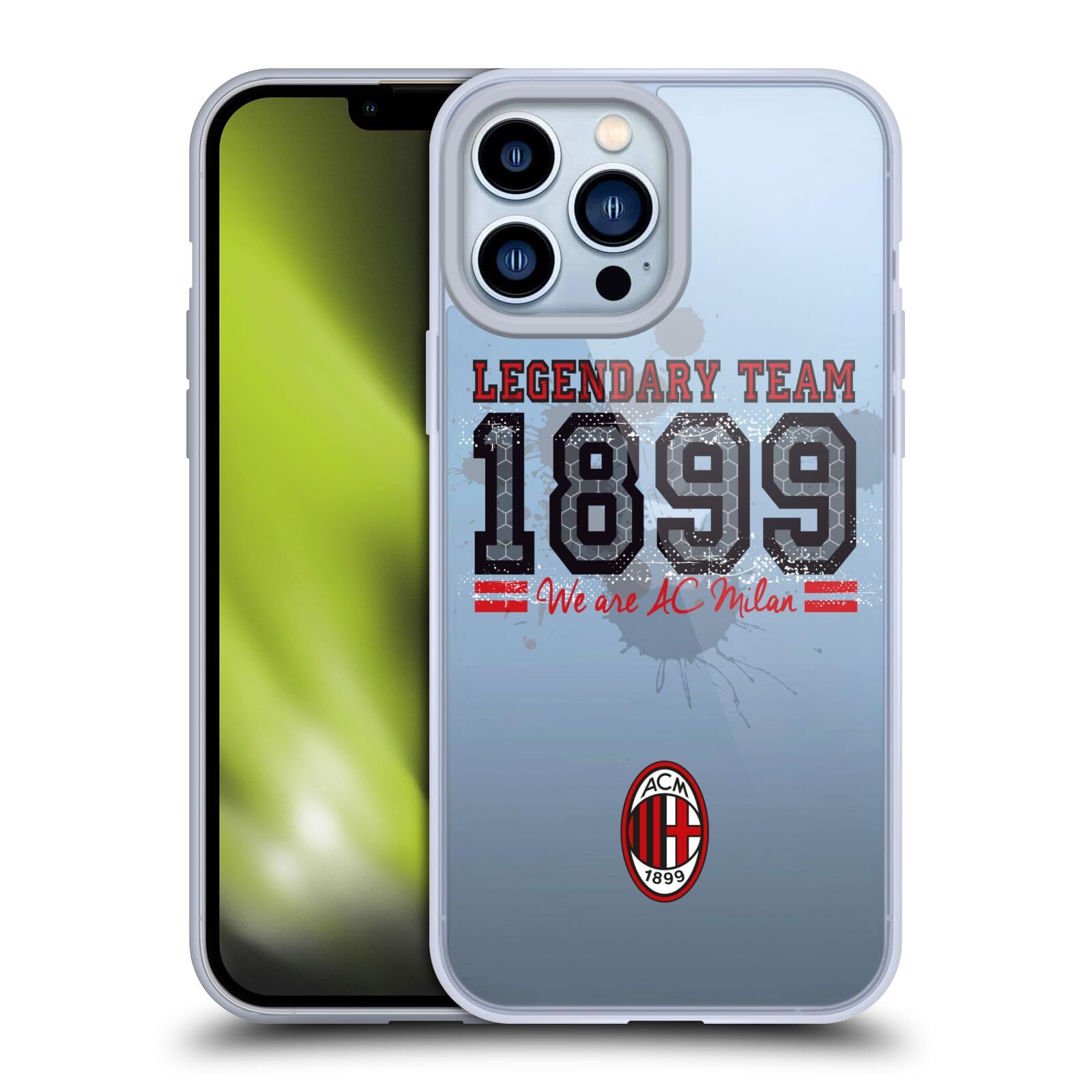 Carcasa AC Milan iPhone 13 Pro Max funda de gel anticaídas 7
