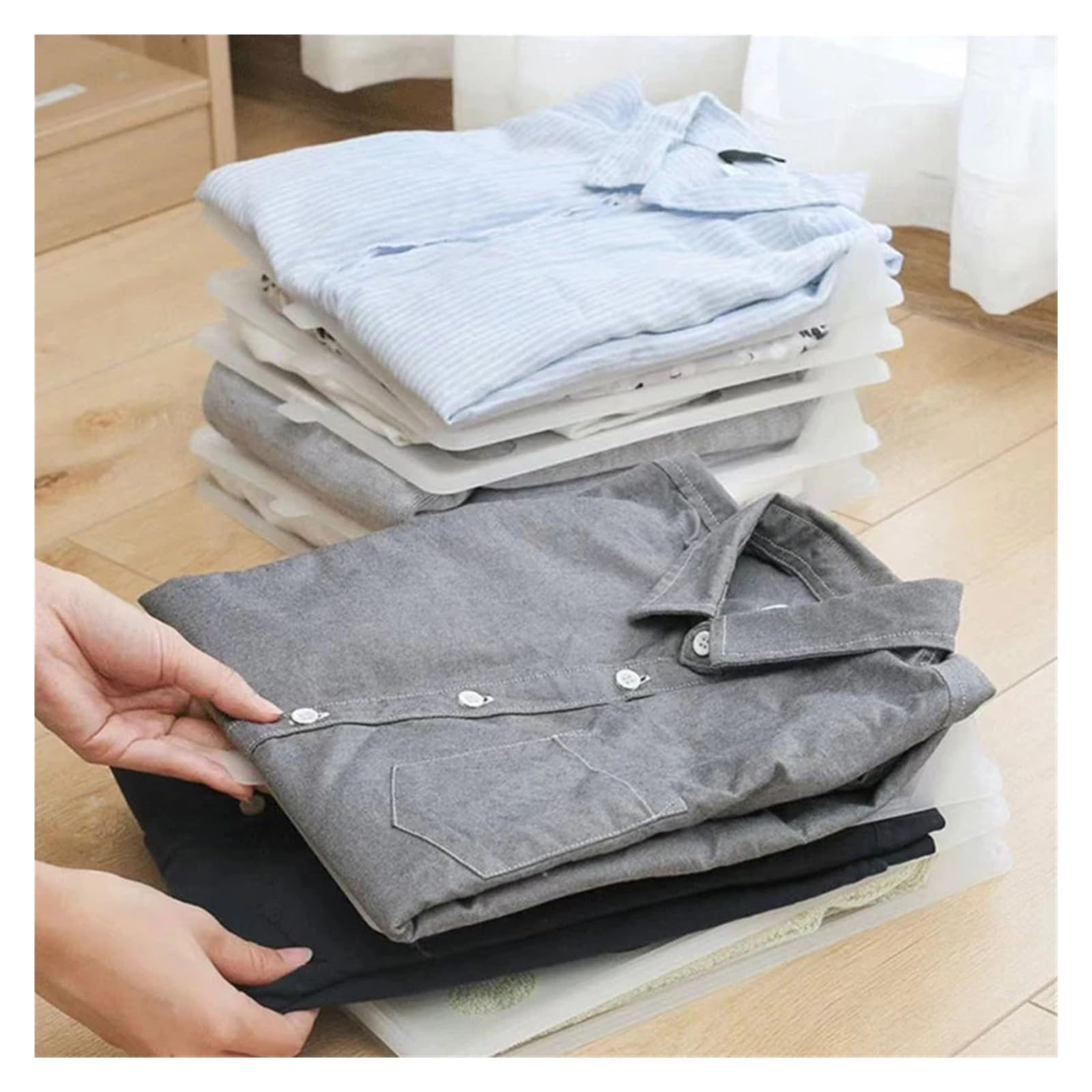 Planche pliante for vêtements en plastique PP