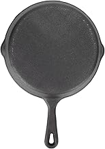 Frigideira de ferro fundido para fritar bife omelete ferro fundido pré-temperado fácil de cozinhar panela de ferro fundido para forno grelha grelha panela de café da manhã panquecas indução (10 cm/3,9 pol.)