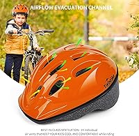 Vista 2 de Casco de bicicleta para niños pequeños, casco multideportivo ajustable para niños y niñas