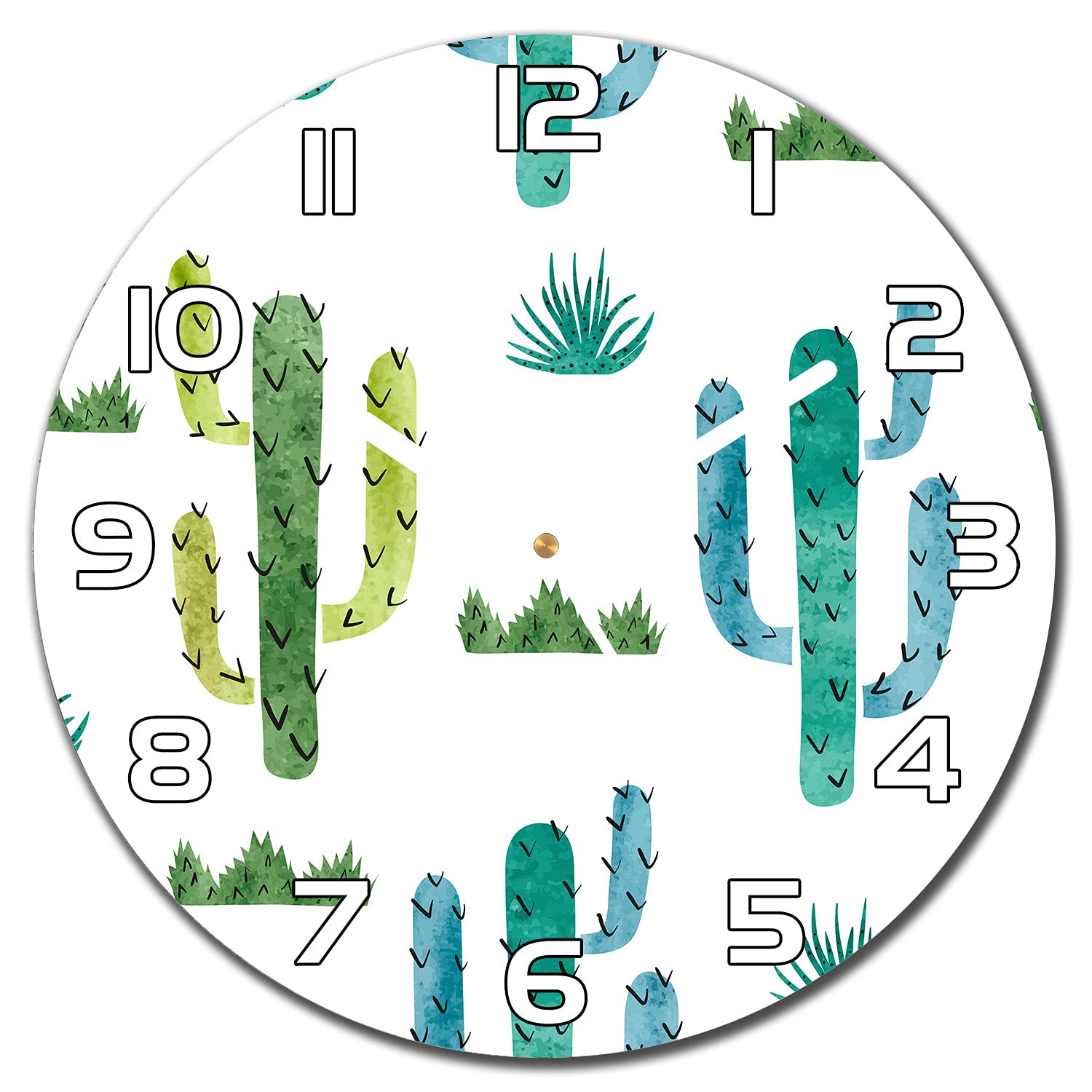 Horloge en verre facile à nettoyer pour une cuisine moderne et propre
